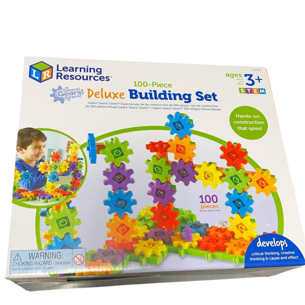 Learning Resources Gears! Gears! Gears! Deluxe Building Set - 100pc